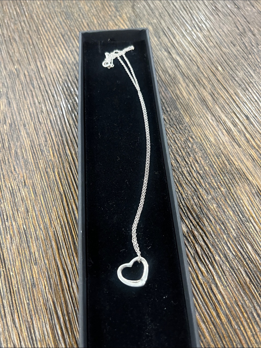 Tiffany & Co. Sterling Silver Heart Pendant Necklace - Silver